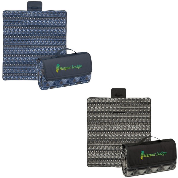 HH8026 Canyon RollUp Picnic Blanket With Custom Imprint